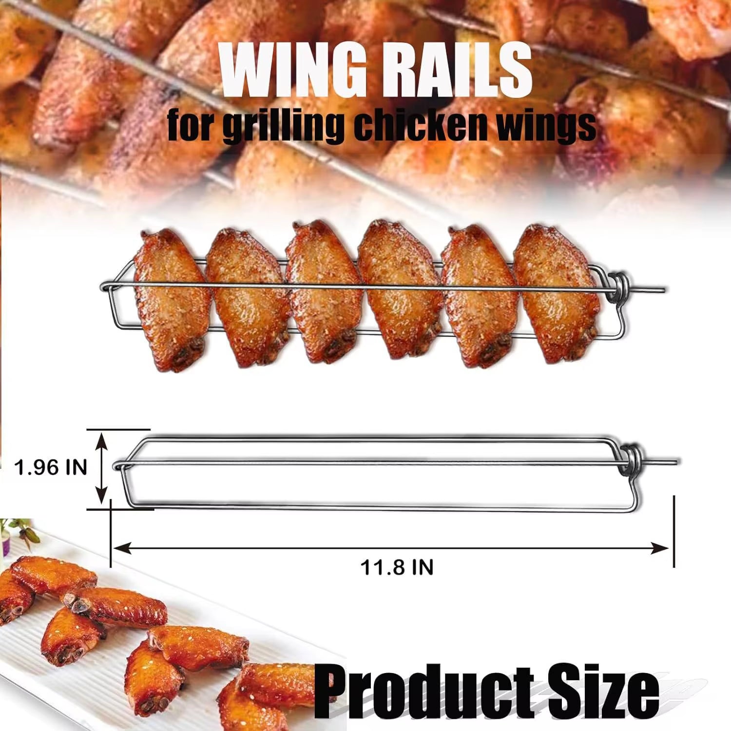 Outdoor Barbecue Fork Chicken Wing Grill BBQ Barbecue Tools