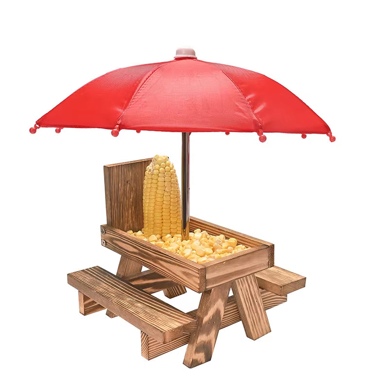 Bench Hanging Feeding Table Mini Umbrella Ornament